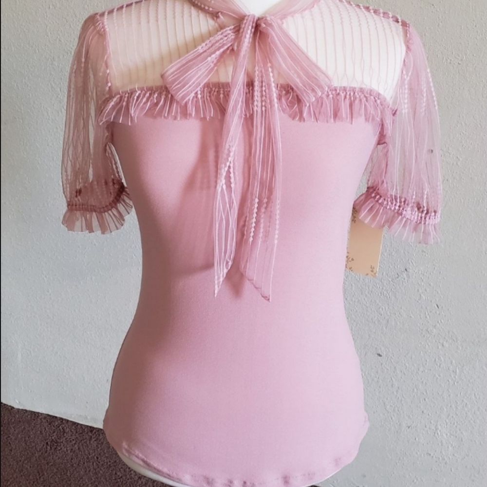 Pink blouse